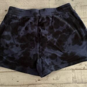 525 America Blue & Black Tie-Dye Lounge Shorts Women’s Large